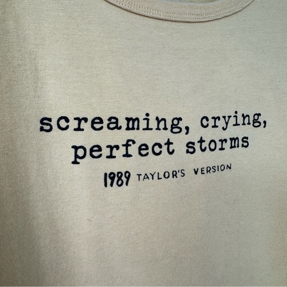 Taylor Swift 1989 TV Blank Space screaming crying perfect storm tee F - Picture 3 of 7